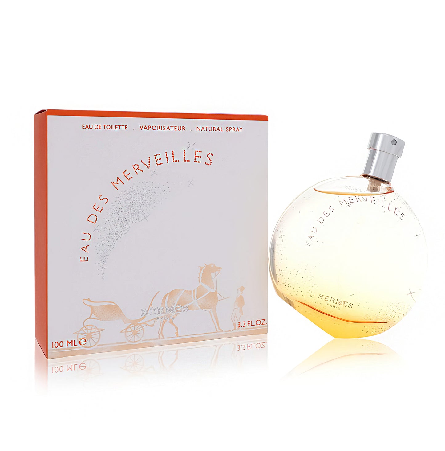 Eau Des Merveilles de Hermès - Eau De Toilette Spray para mujer 3.3 oz