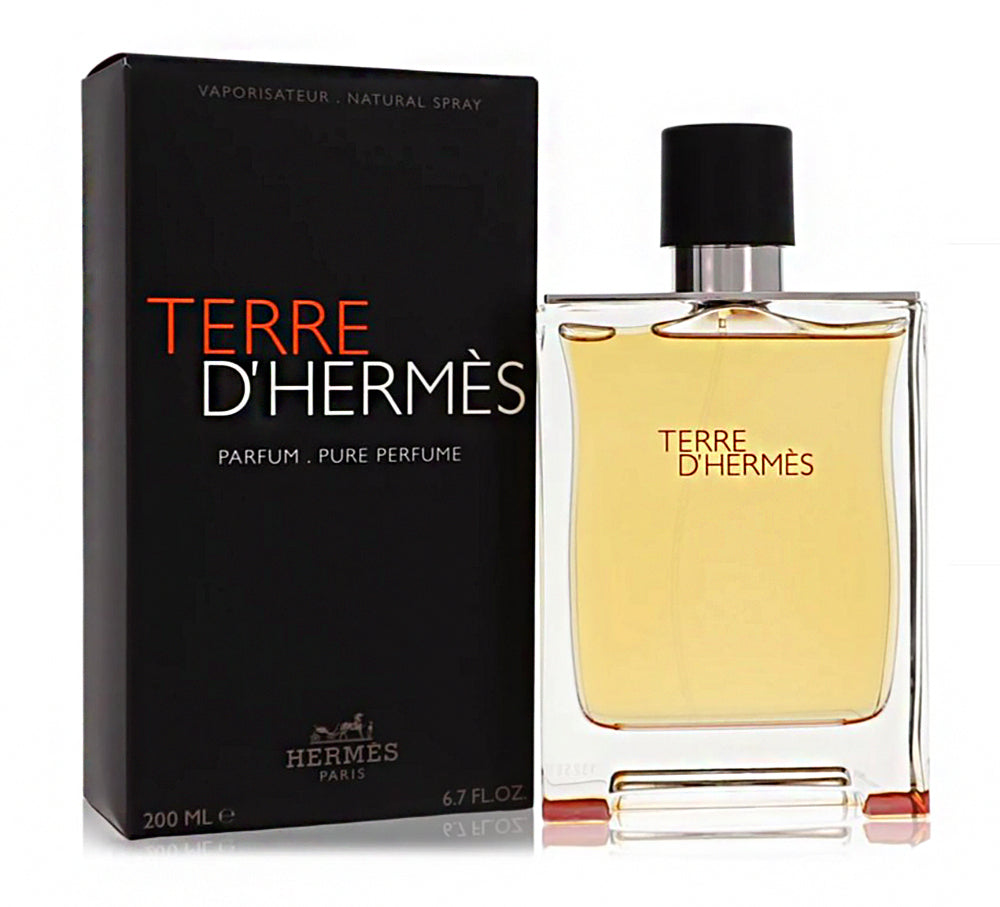 Terre D'Hermès de Hermès - Perfume puro en spray para hombre, 180 ml