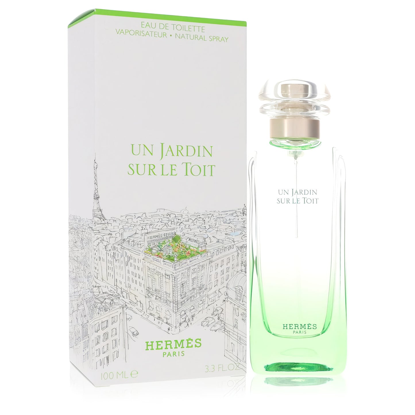 Un Jardin Sur Le Toit de Hermès - Eau De Toilette Spray para mujer 3.3 oz