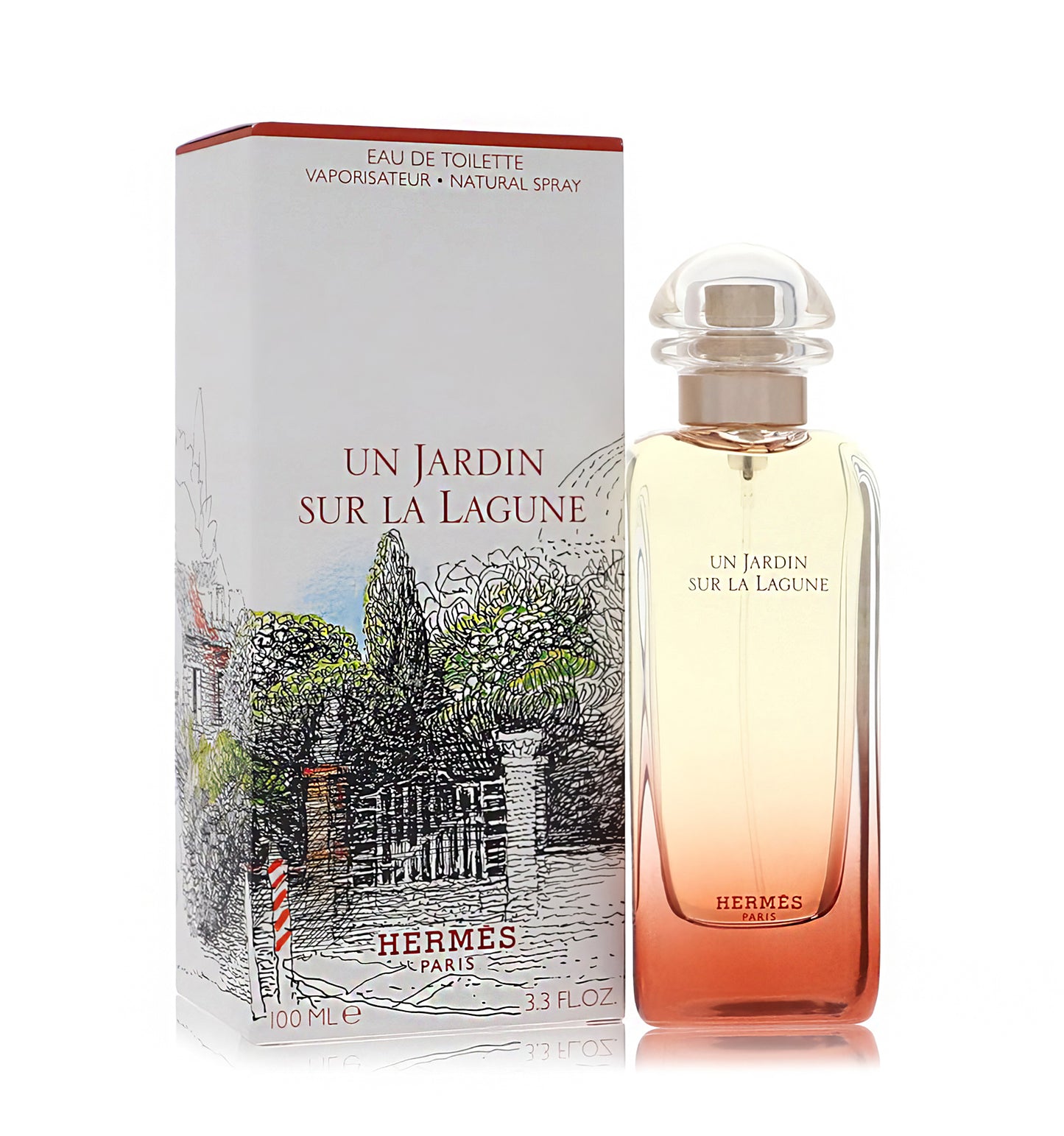 Un Jardin Sur La Lagune de Hermès - Eau De Toilette Spray para mujer 3.3 oz