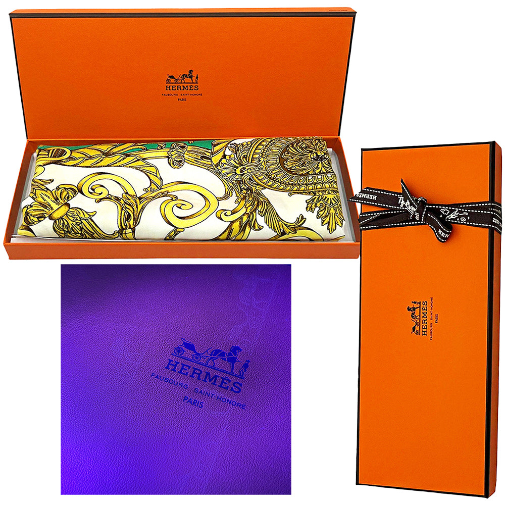 Hermès 100% Silk Les Tuileries Silk Scarf 90cm