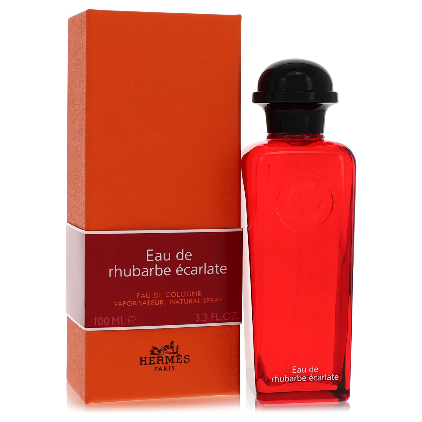 Eau De Rhubarbe Ecarlate de Hermès - Agua de colonia en spray para hombres 3.3 oz