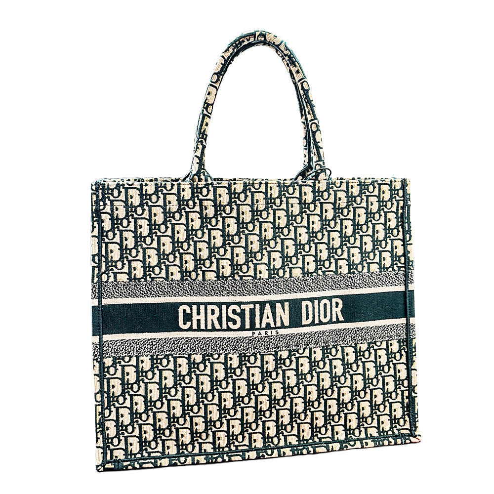 Christian Dior Oblique Canvas Tote Bag