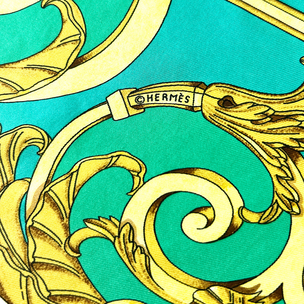 Hermès 100% Silk Les Tuileries Silk Scarf 90cm