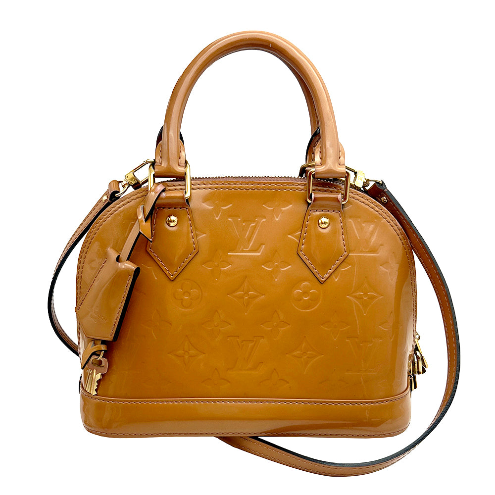 Louis Vuitton Monogram Vernis Alma BB Brown
