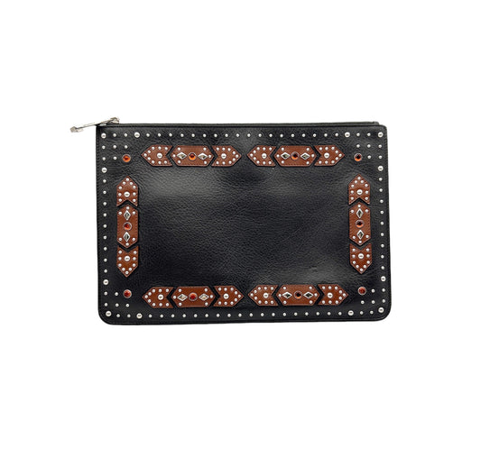 Givenchy Studded Leather Clutch