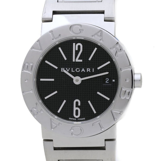 Bvlgari Quartz Black Dial Ladies Watch