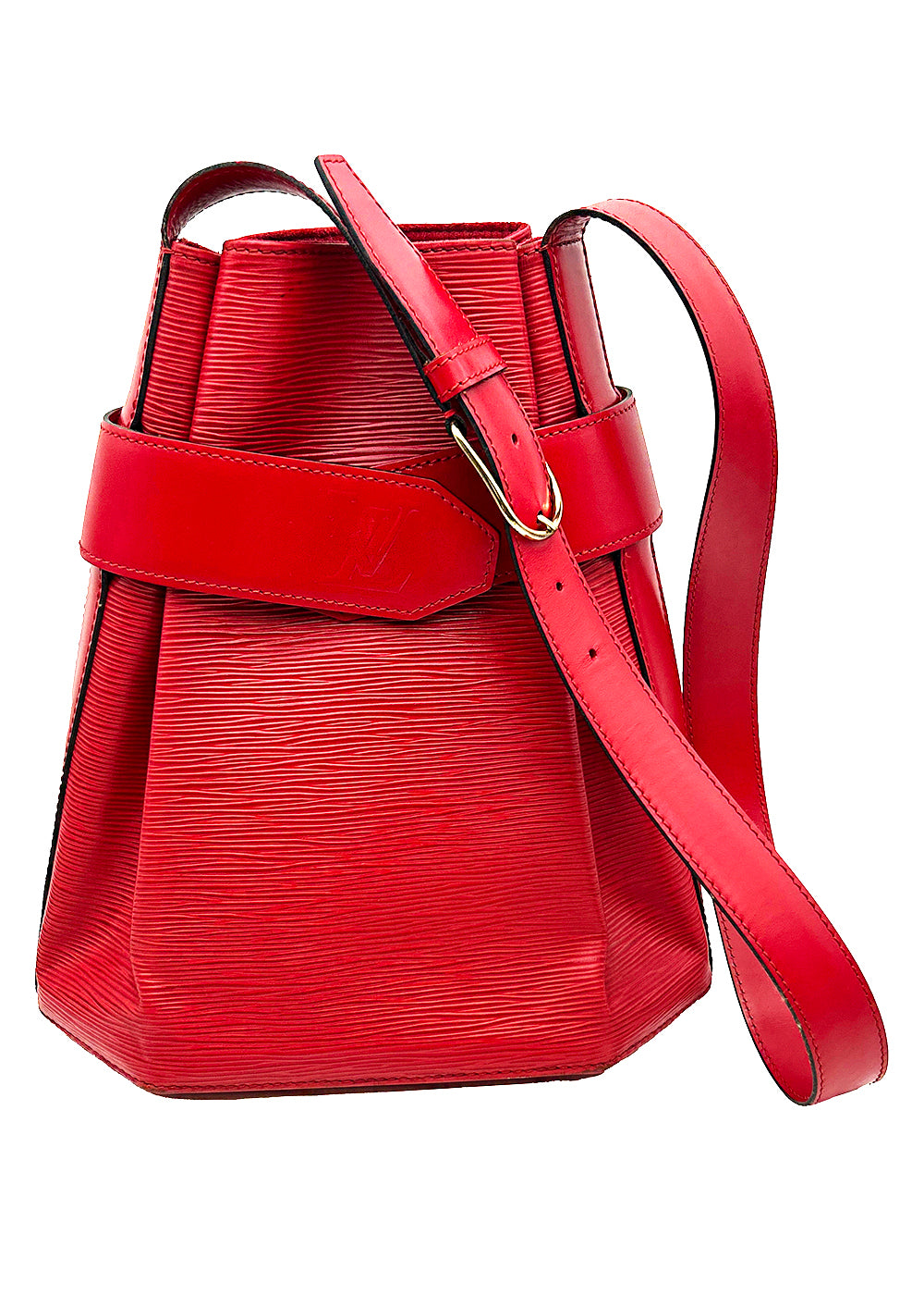 Louis Vuitton Sac d'Epaule PM Epi Leather Bucket Bag