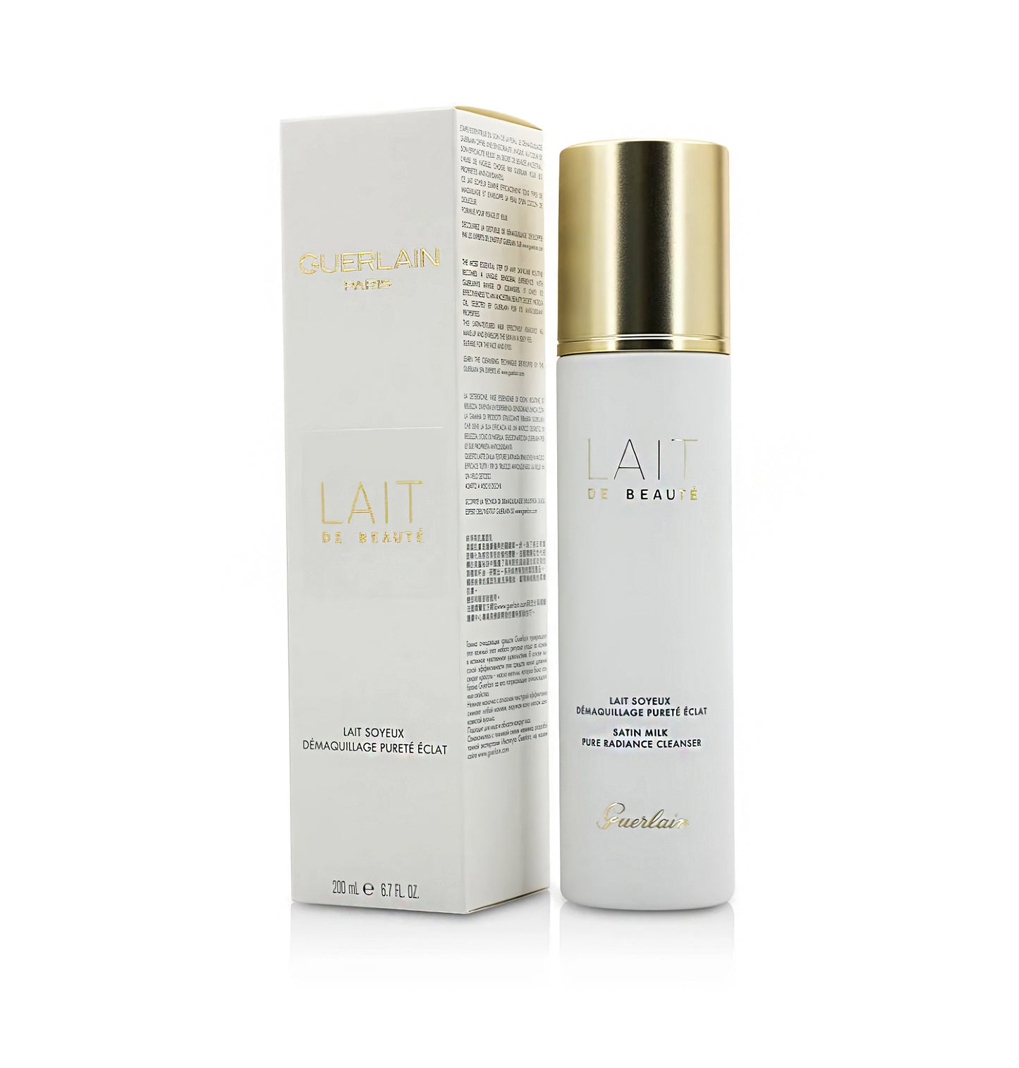 Guerlain Pure Radiance Cleanser - Lait De Beaute Gentle Cleansing Satin Milk - 200ml/6.7oz