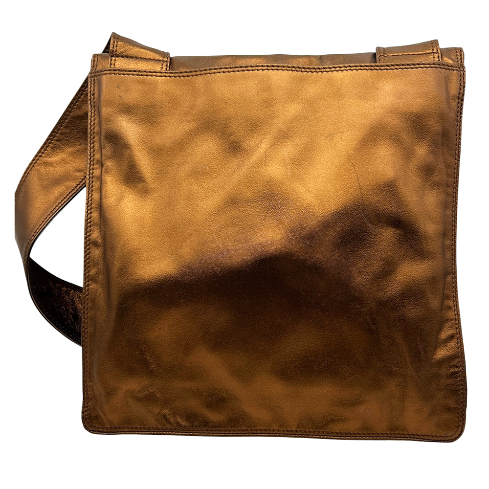 Chanel Logo Flap Messenger Bag