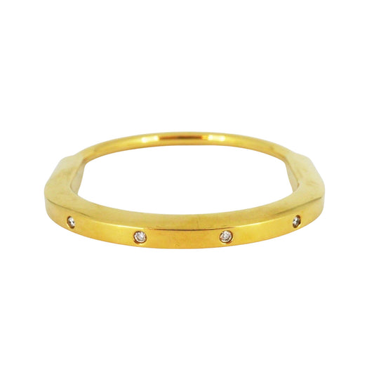 Tiffany & Co Lock Bracelet 18ct yellow-gold and 0.31ct diamond