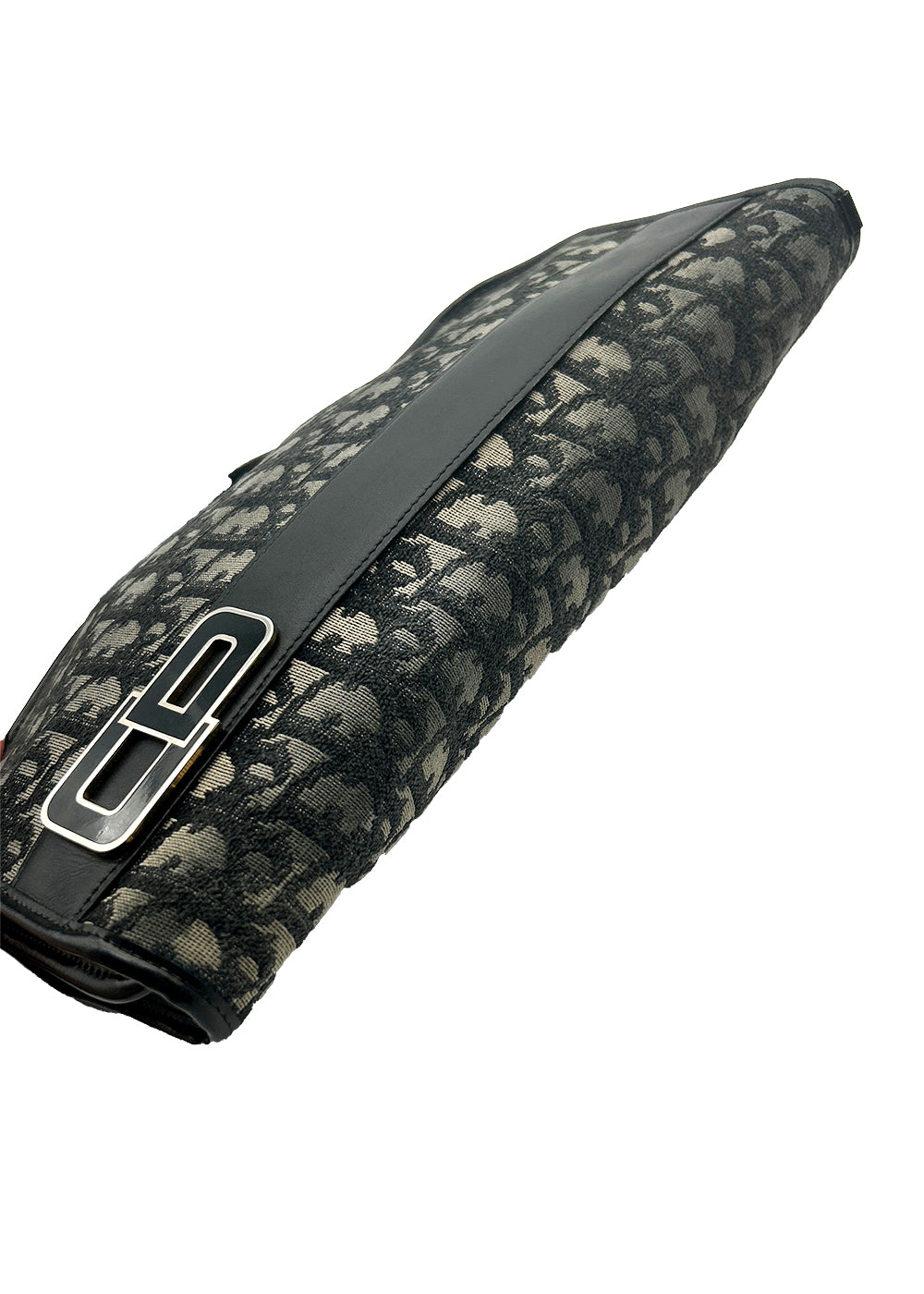 CHRISTIAN DIOR Trotter Edition Canvas & Leather Shoulder Bag