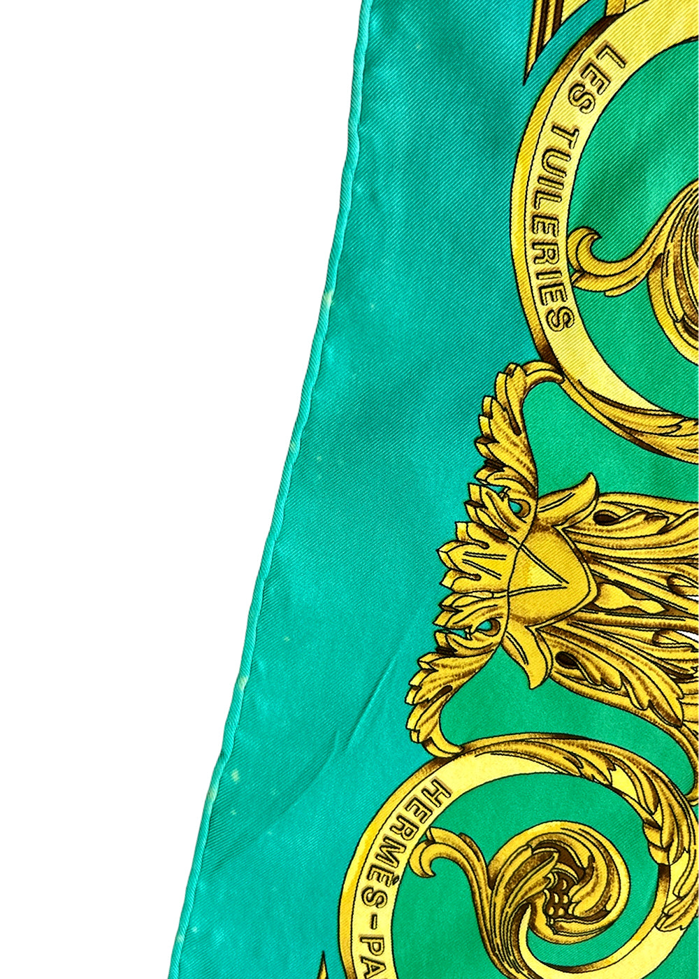 Hermès 100% Silk Les Tuileries Silk Scarf 90cm