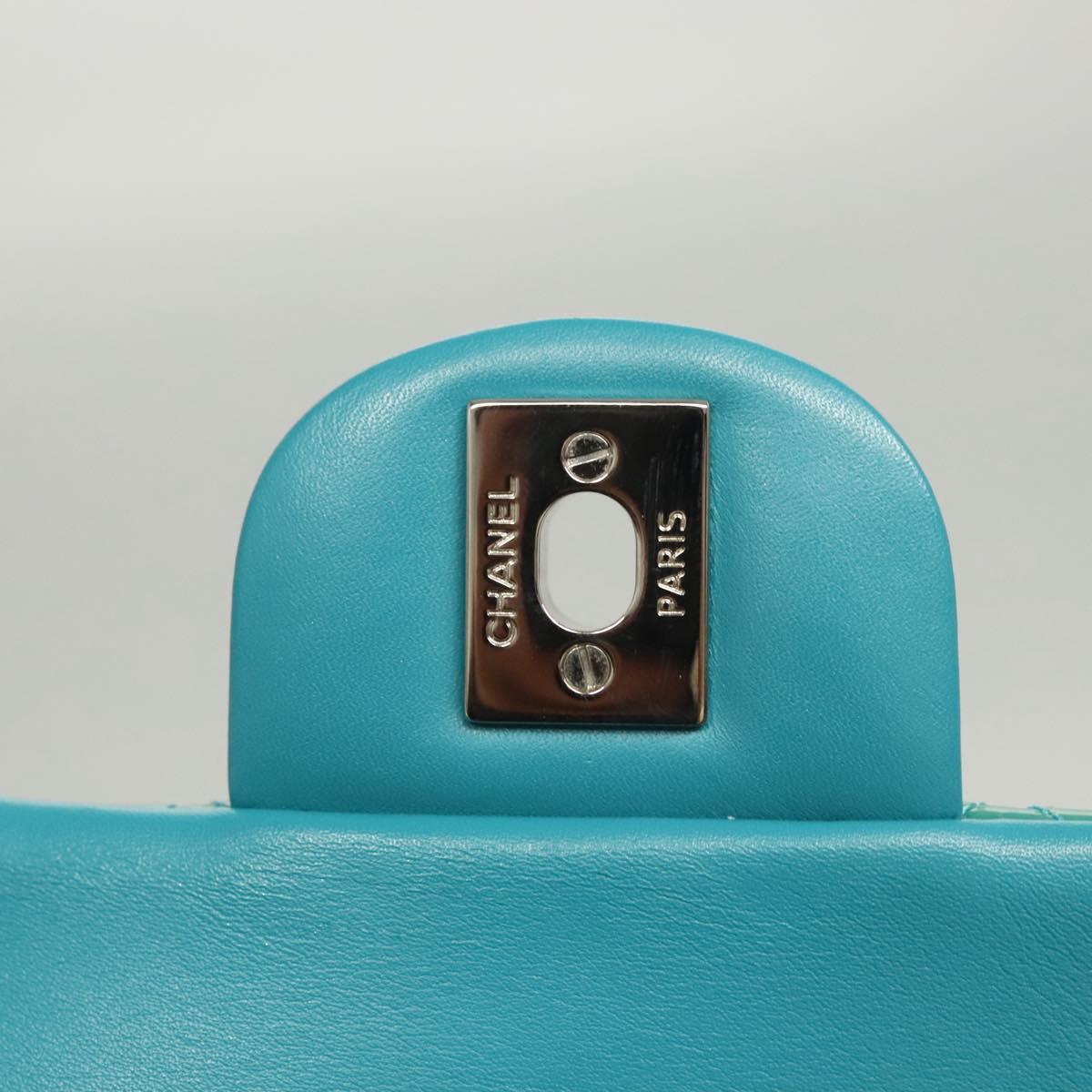 Chanel Wallet On Chain Patent Leather Green