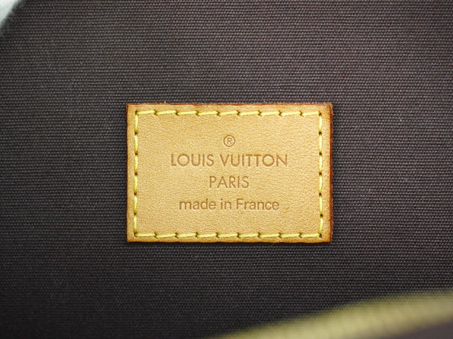 Louis Vuitton Alma Leather Purple