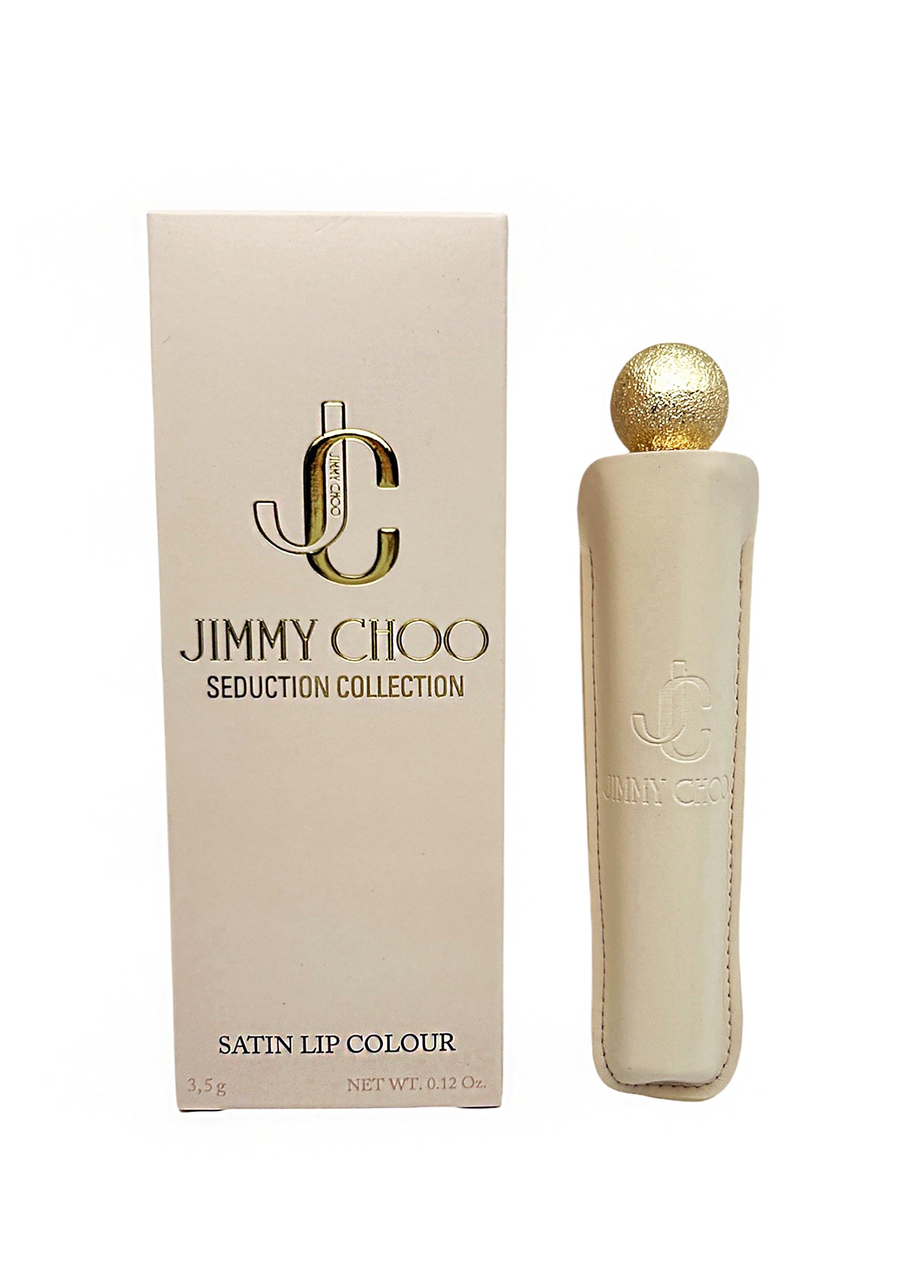 Jimmy Choo - Seduction Collection Satin Lip Colour # 001 Red Carpet - 3.5g/0.12oz