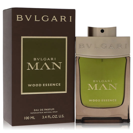 Bvlgari Man Wood Essence by Bvlgari for Men - Eau De Parfum Spray 3.4 oz