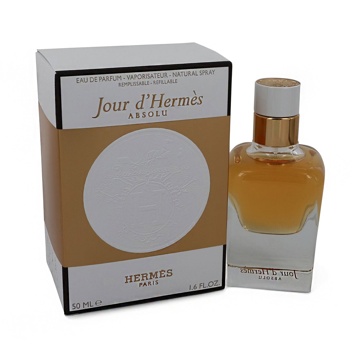 Jour D'hermes Absolu by Hermes for Women Eau De Parfum Spray Refillable 1.6 oz