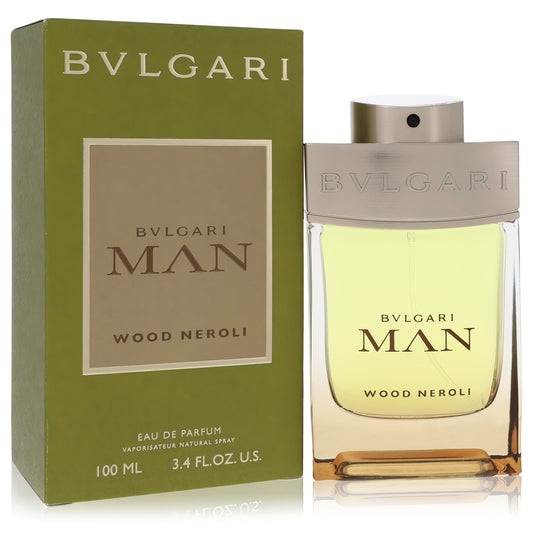 Bvlgari Man Wood Neroli by Bvlgari for Men - Eau De Parfum Spray 3.4 oz