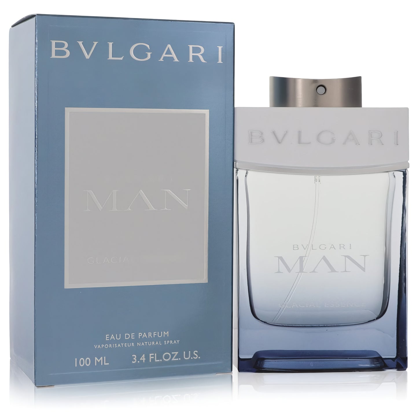 Bvlgari Man Glacial Essence by Bvlgari for Men - Eau De Parfum Spray 3.4 oz