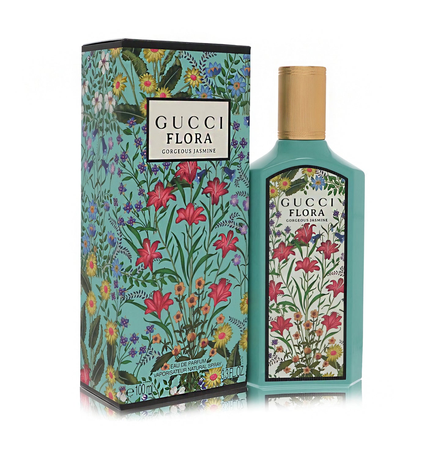 Flora Gorgeous Jasmine by Gucci for Women Eau De Parfum Spray 3.3 oz