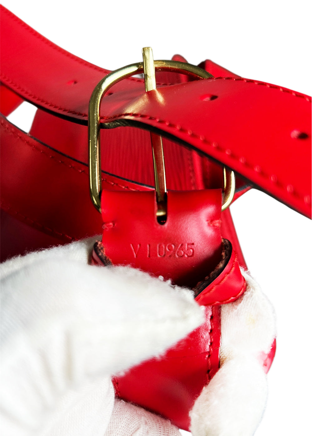 Louis Vuitton Sac d'Epaule PM Epi Leather Bucket Bag