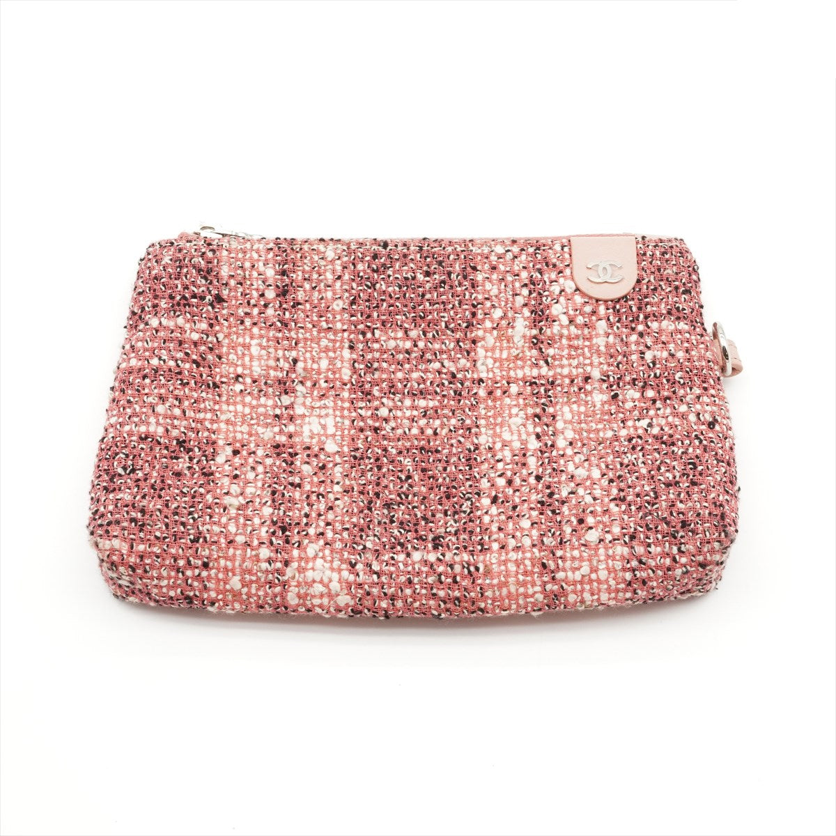 Chanel Coco Mark Punching leather Single Flap Double Chain Bag