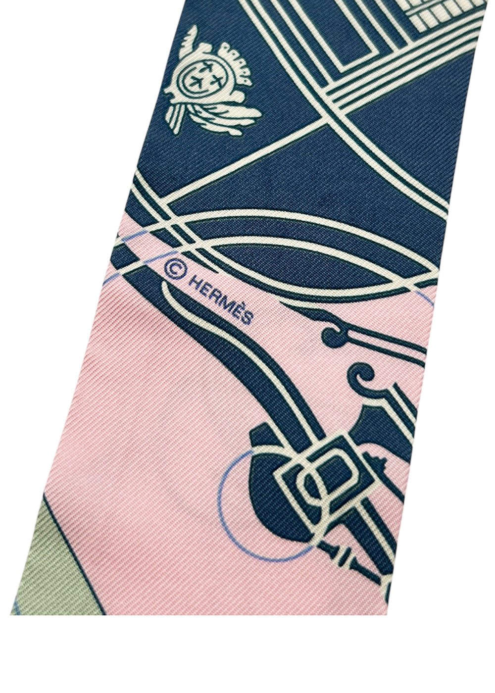 Hermès Ex-Libris Silk Scarf 100% Silk