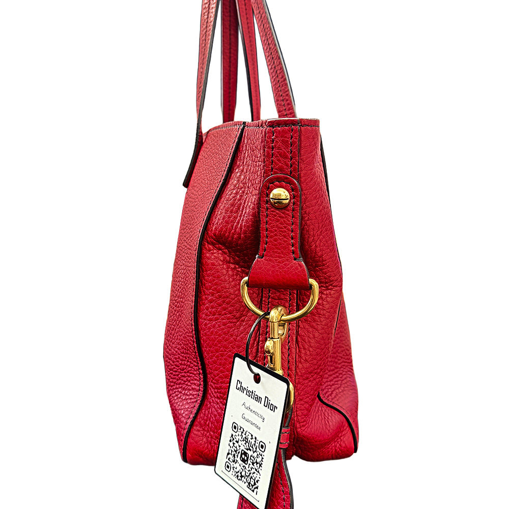 Christian Dior Vintage Bee Tote Bag with Strap