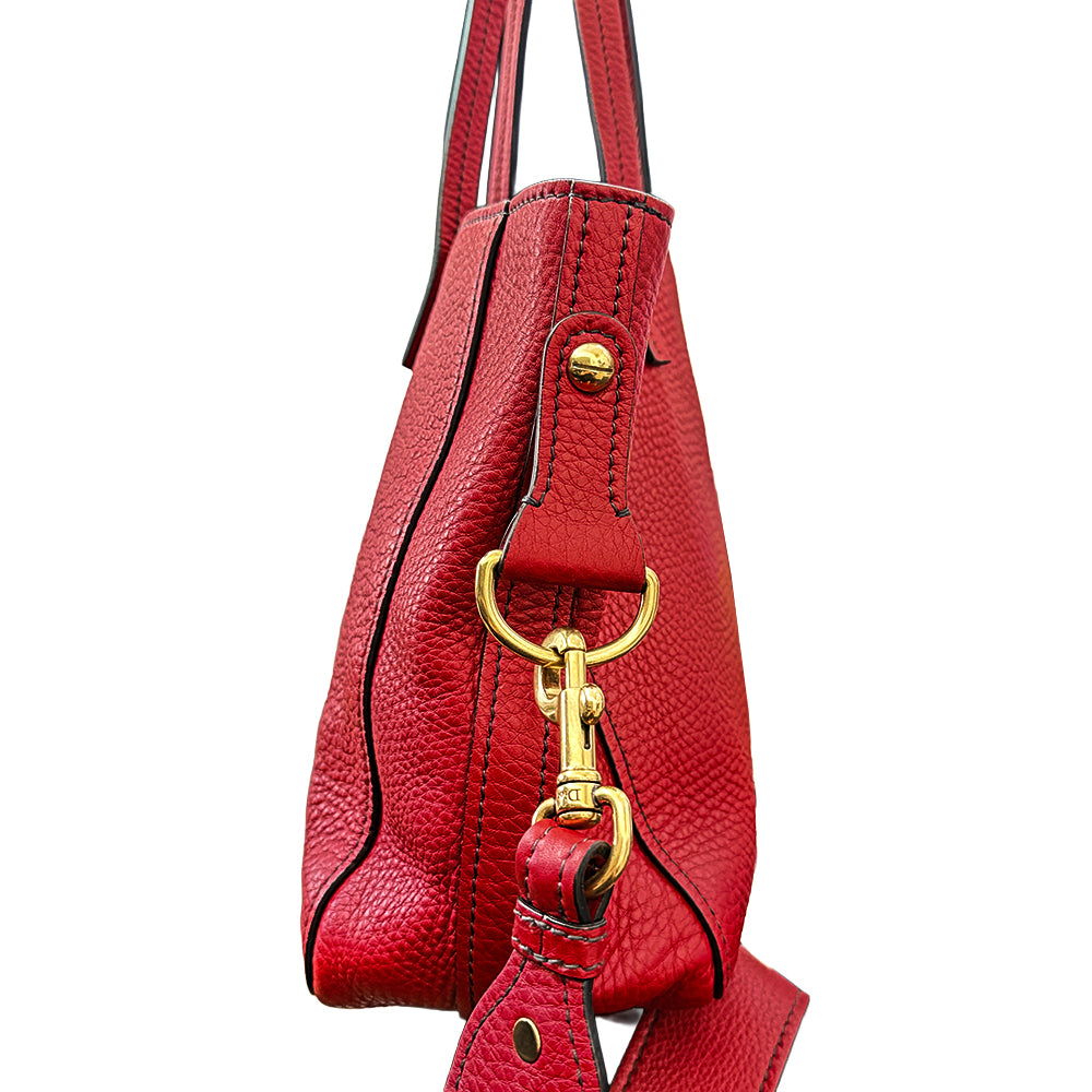Christian Dior Vintage Bee Tote Bag with Strap