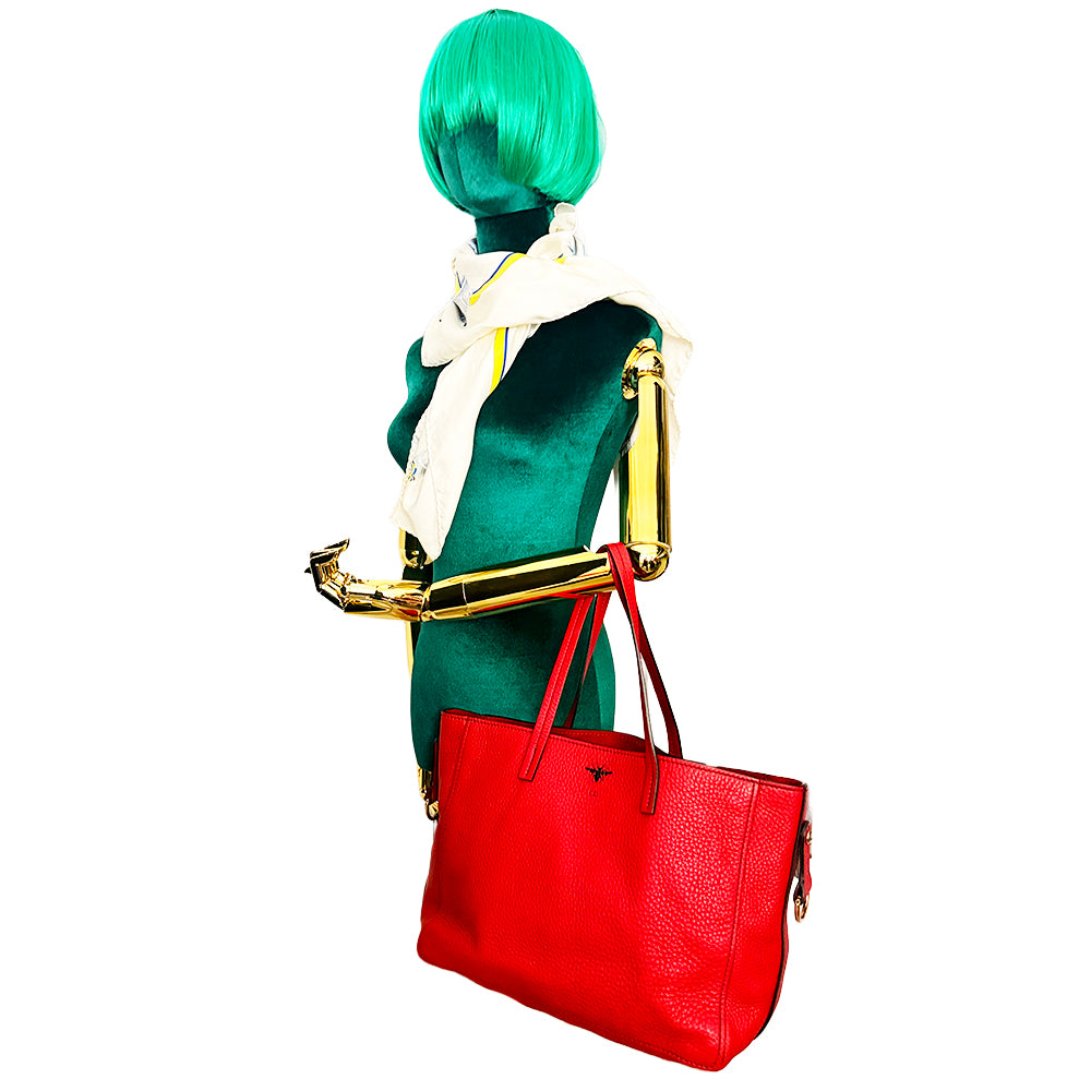 Christian Dior Vintage Bee Tote Bag with Strap