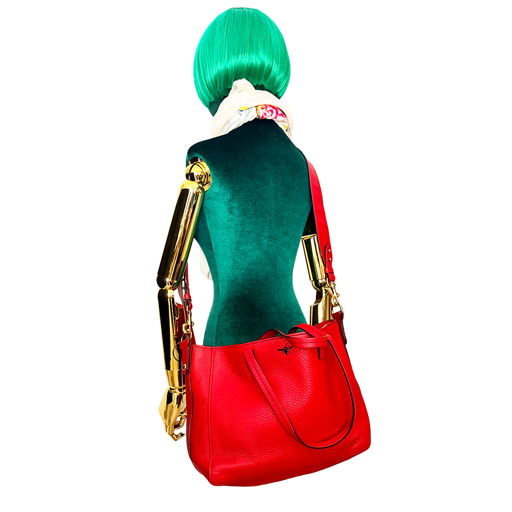 Christian Dior Vintage Bee Tote Bag with Strap