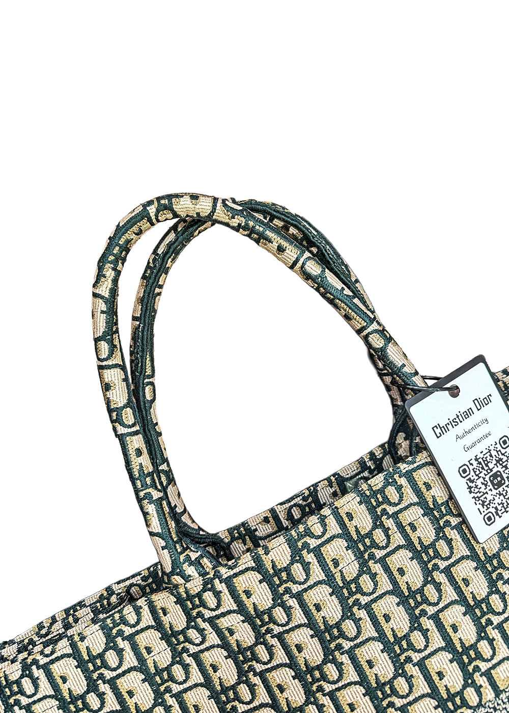 Christian Dior Oblique Canvas Tote Bag