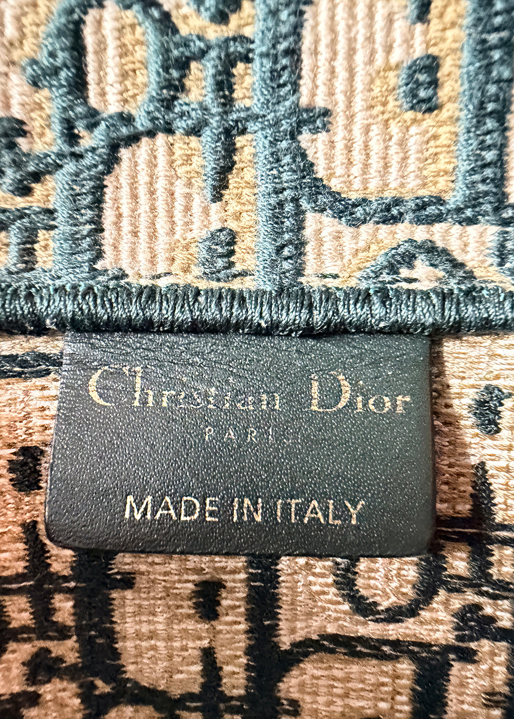 Christian Dior Oblique Canvas Tote Bag