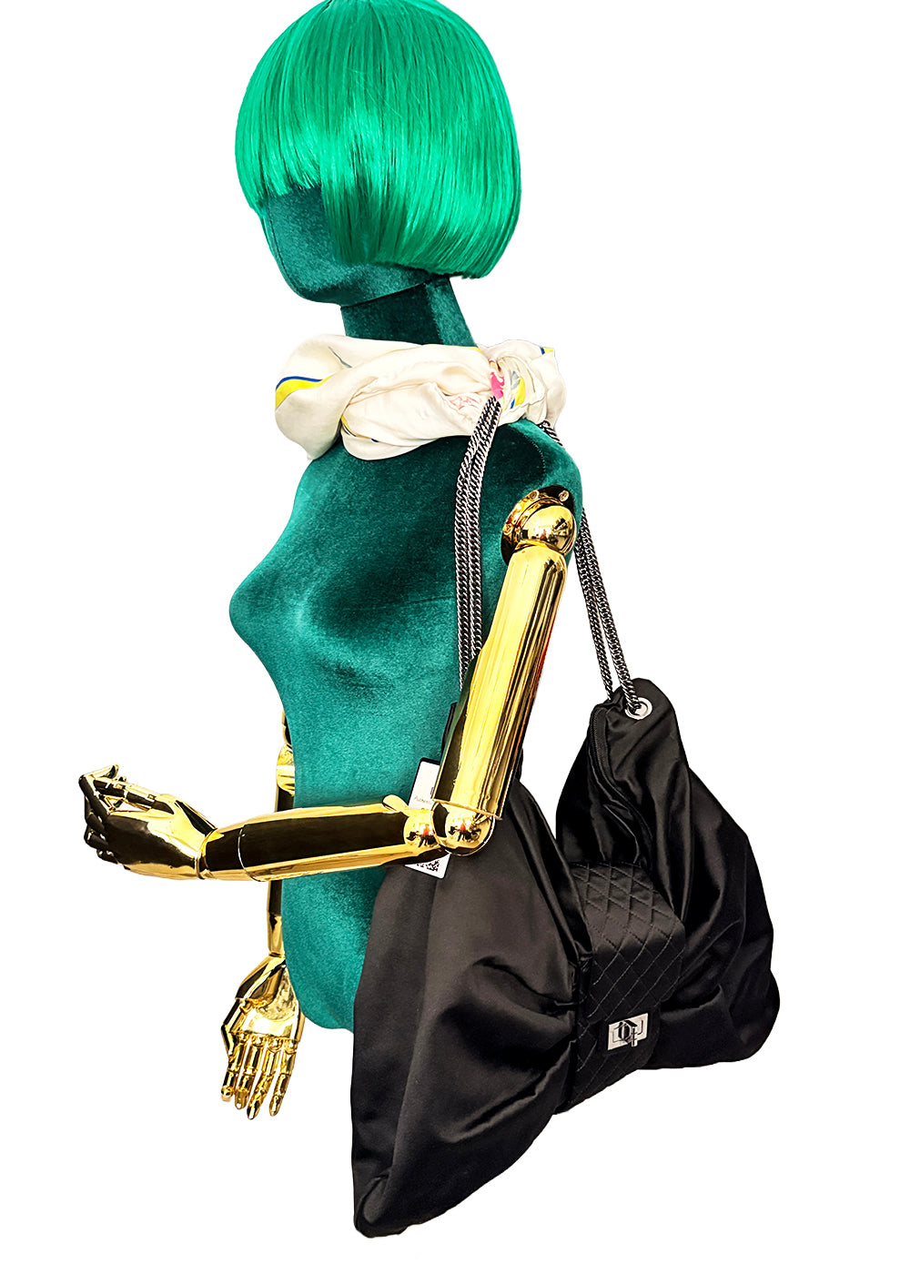 Chanel Satin Bow Shoulder Bag - Press Sample
