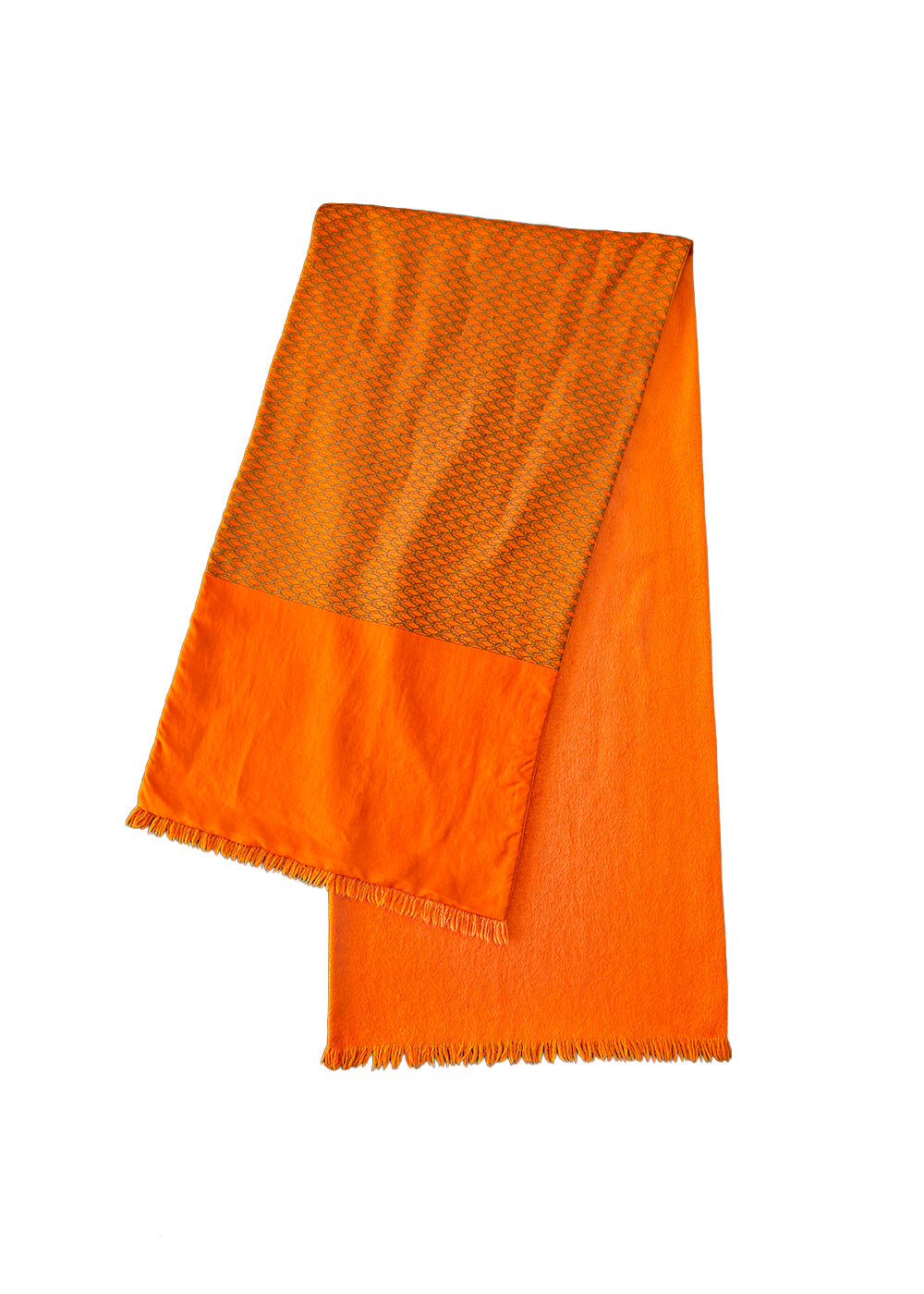 Hermès Long Scarf Angora and Silk