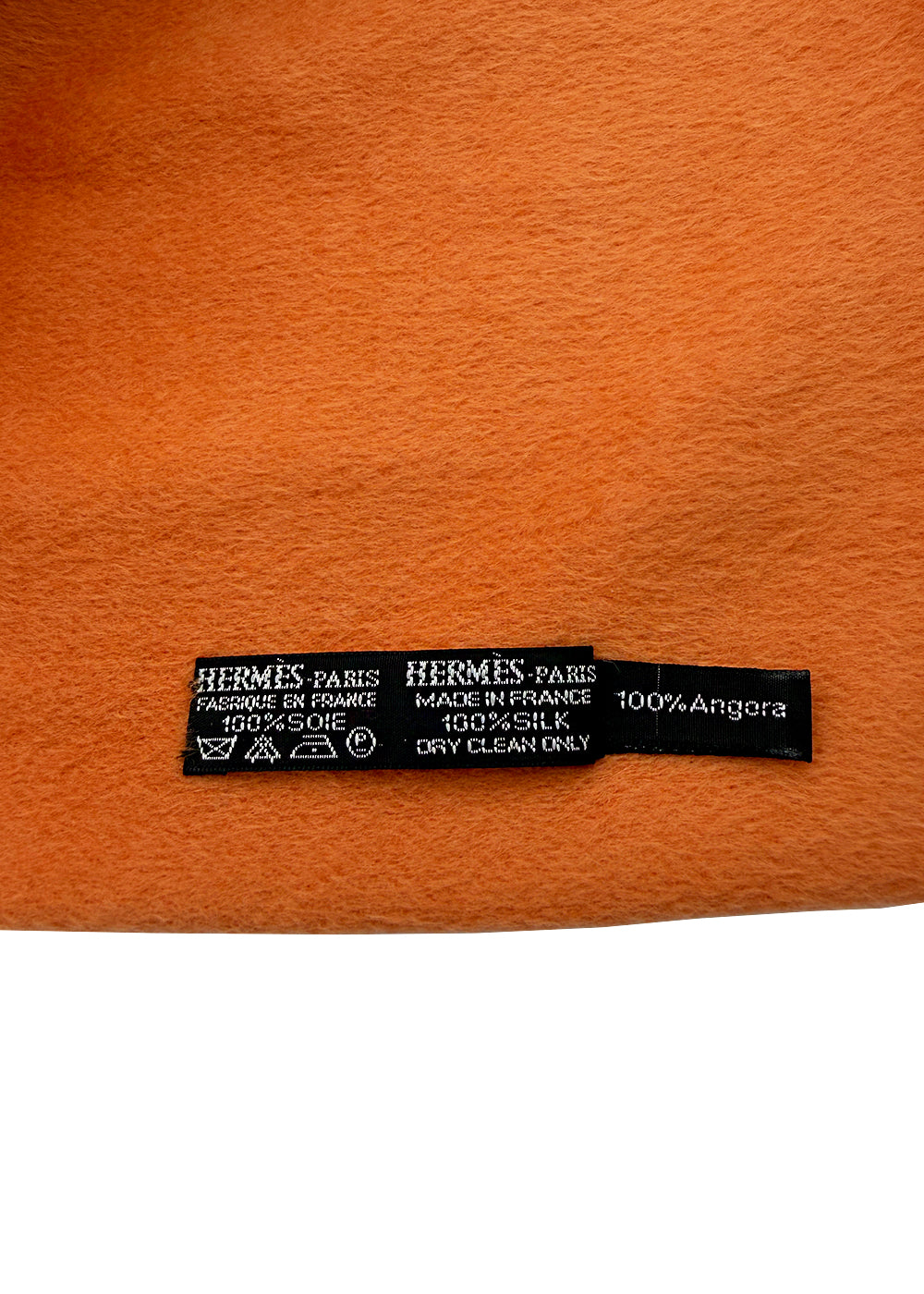 Hermès Long Scarf Angora and Silk