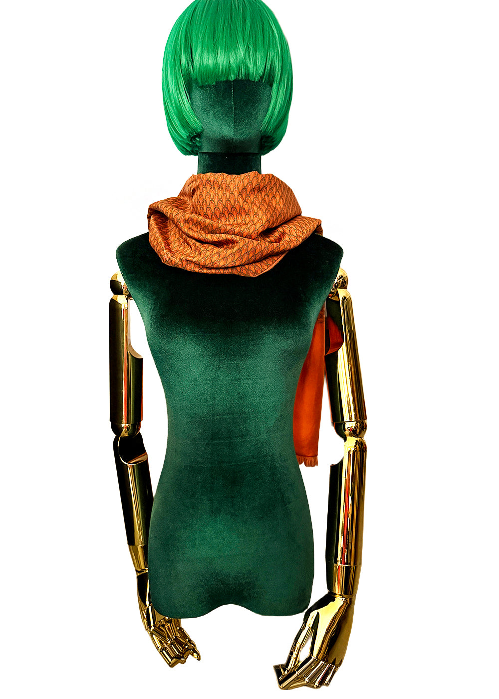 Hermès Long Scarf Angora and Silk
