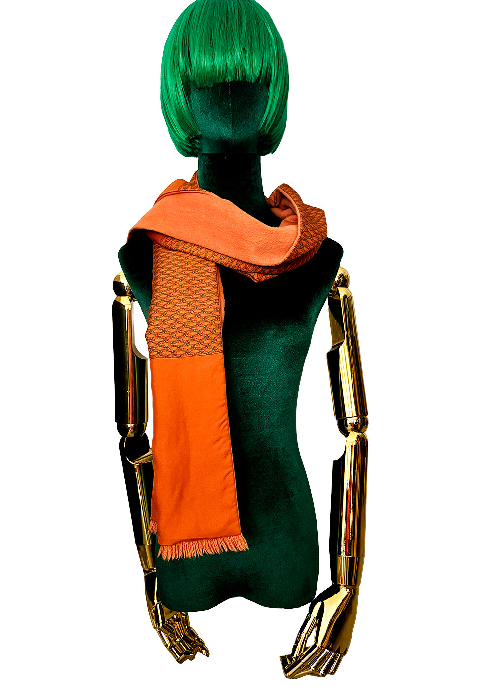 Hermès Long Scarf Angora and Silk