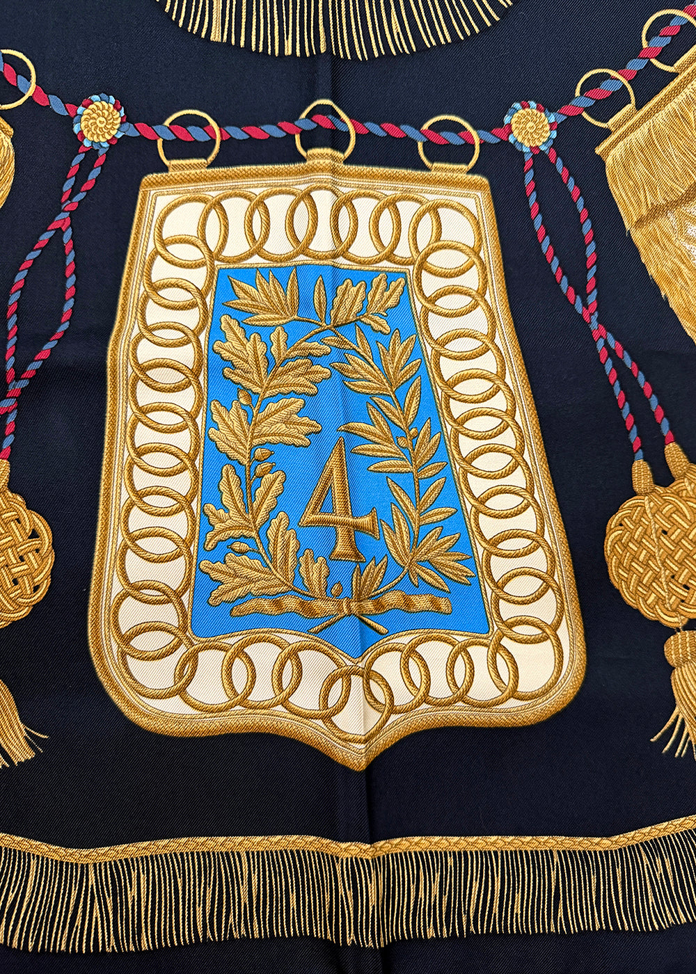 Hermès Poste et Cavalerie Silk Scarf