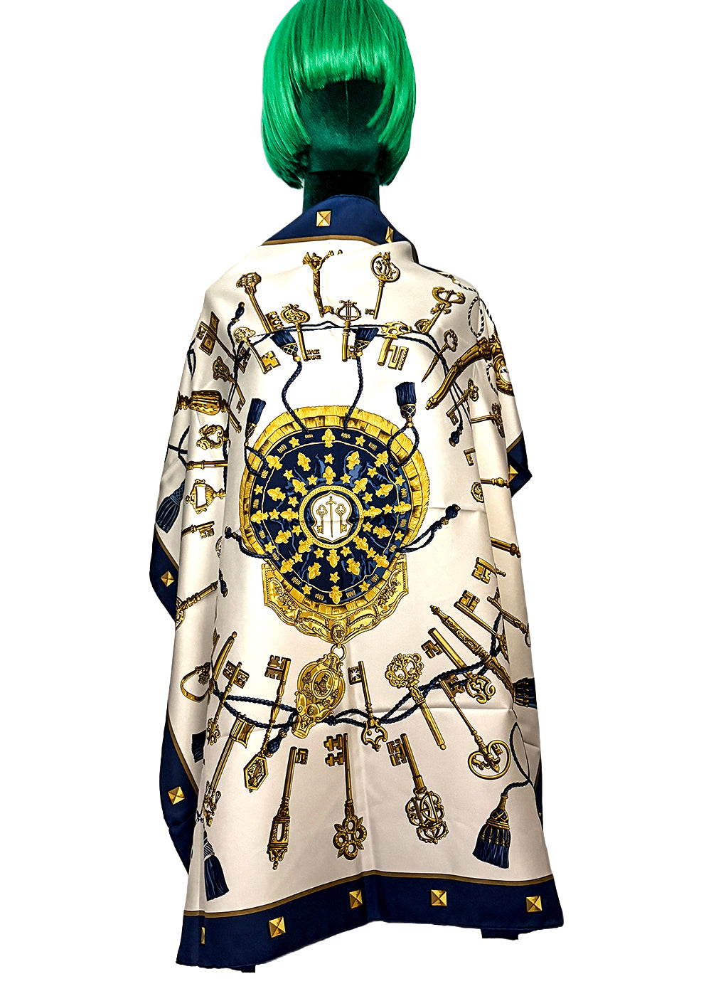 Hermès Les Clés Silk Scarf