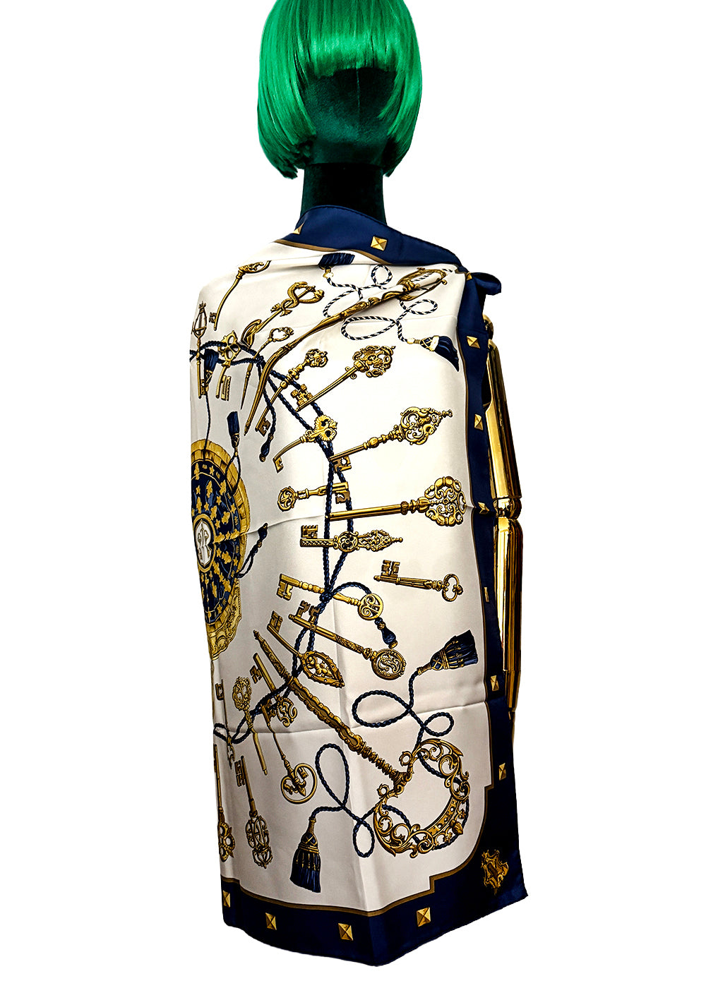 Hermès Les Clés Silk Scarf