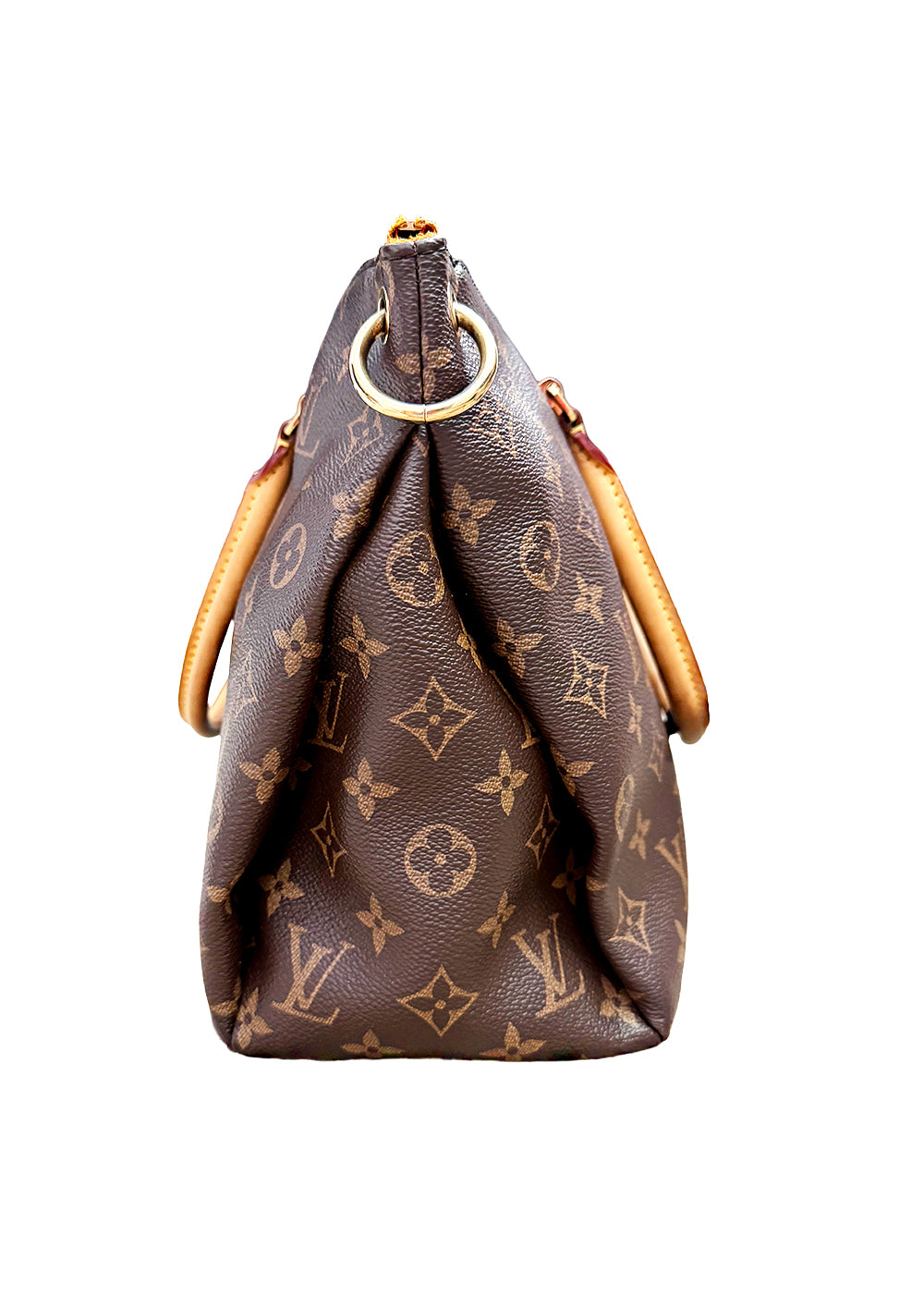 Louis Vuitton LV Monogram Pallas MM Tote Bag with Strap