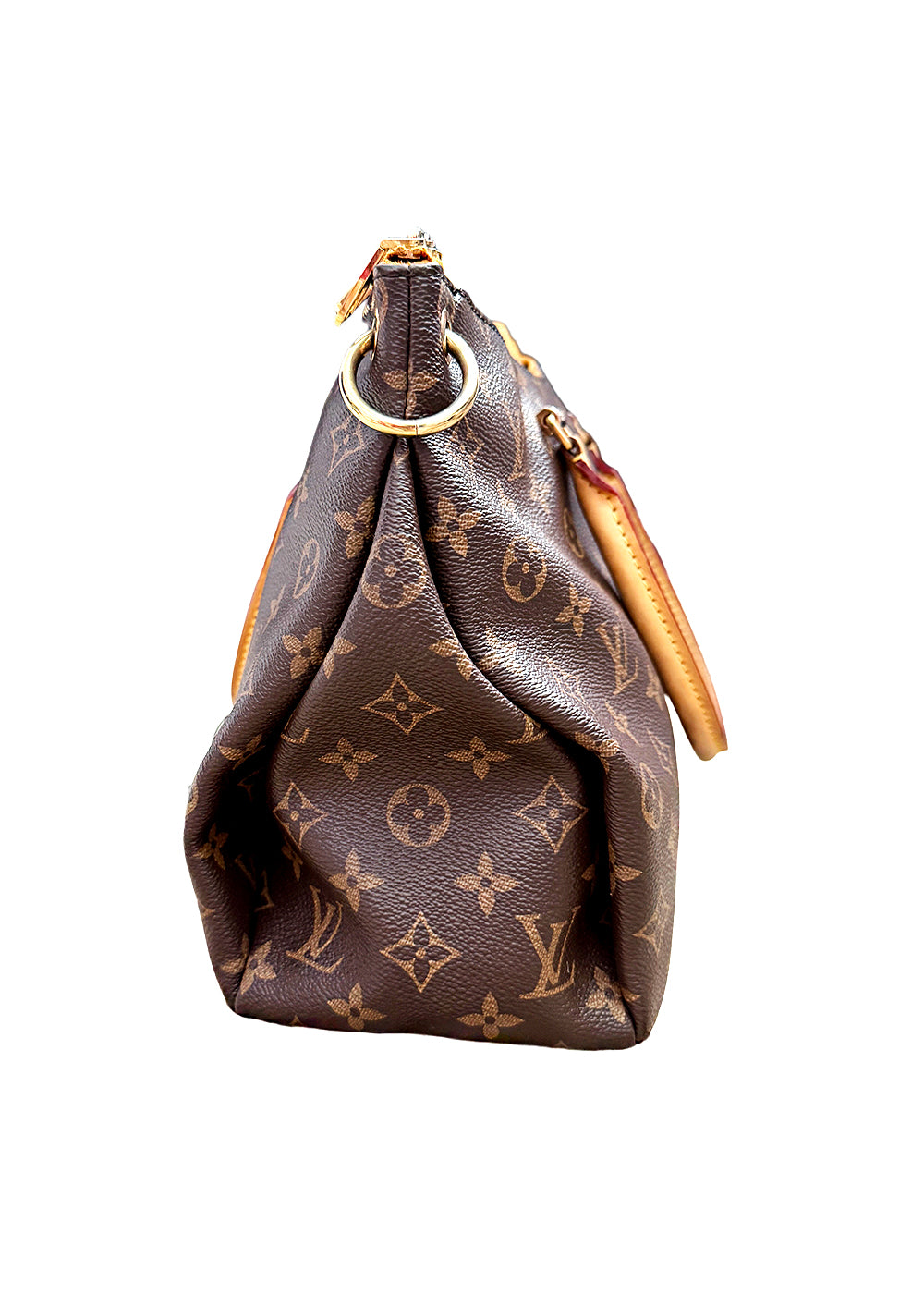 Louis Vuitton LV Monogram Pallas MM Tote Bag with Strap