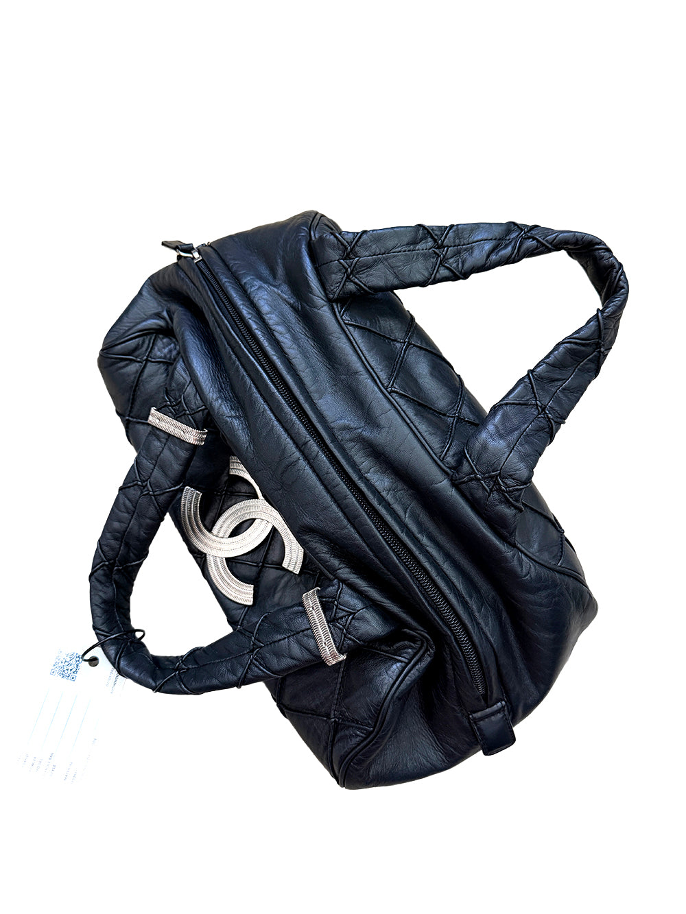 Chanel Black Quilted Leather Chanel Bowler bag