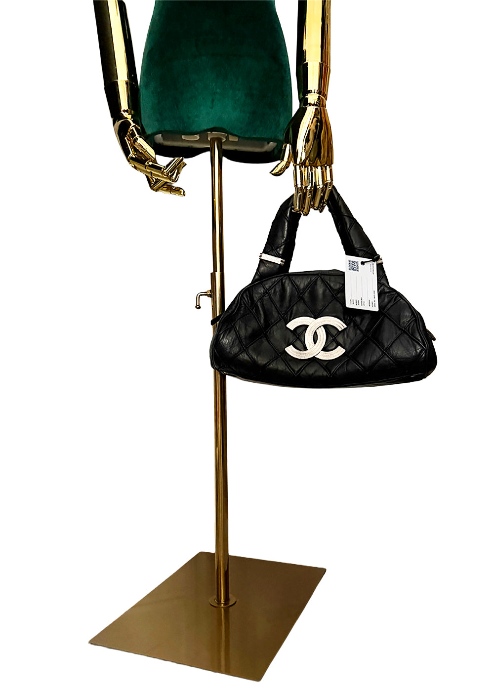 Chanel Black Quilted Leather Chanel Bowler bag