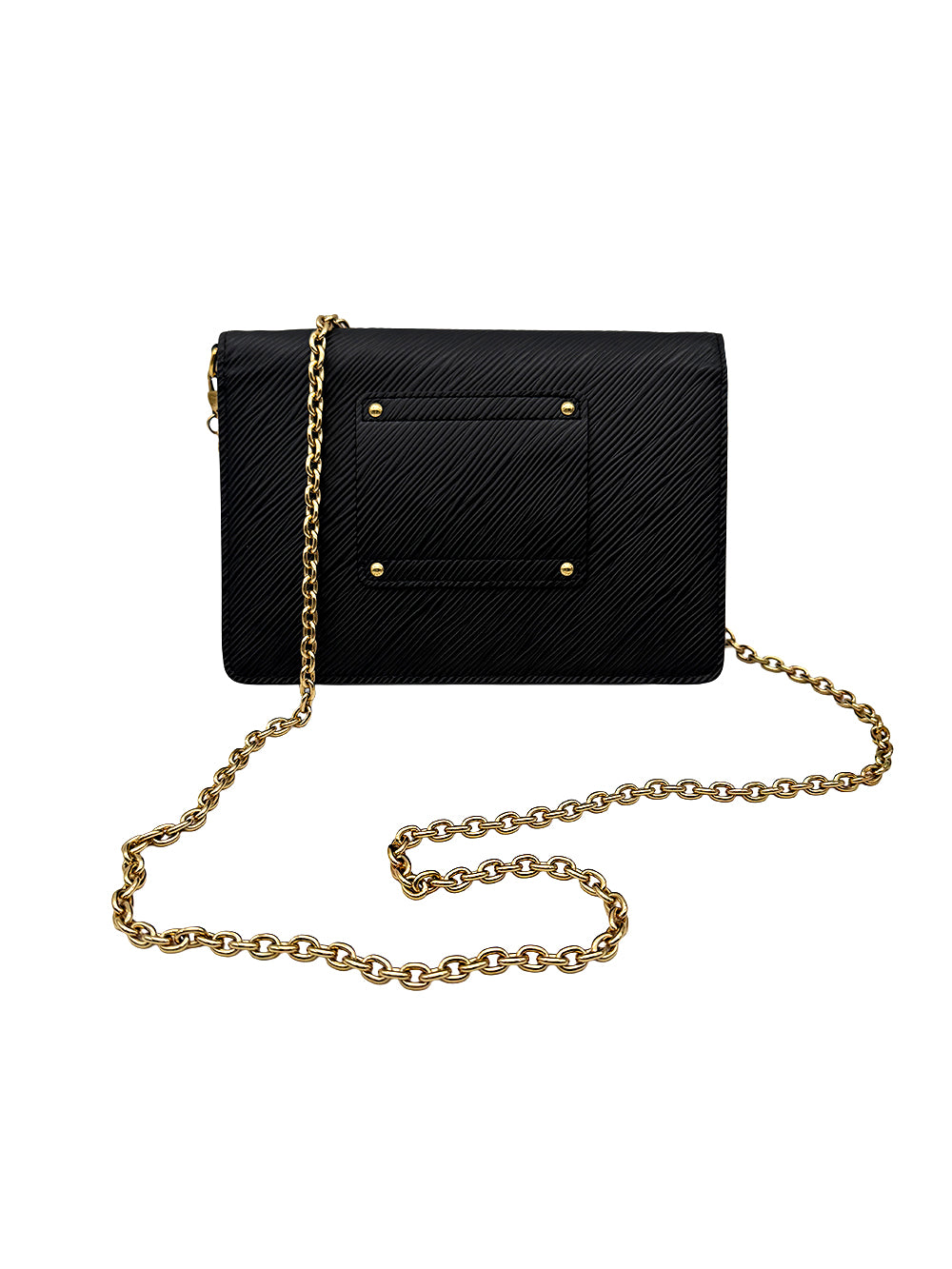 Louis Vuitton Epi Leather Twist Wallet with Chain