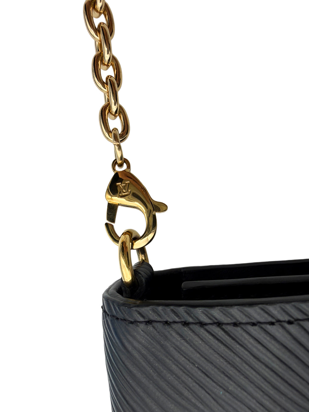 Louis Vuitton Epi Leather Twist Wallet with Chain