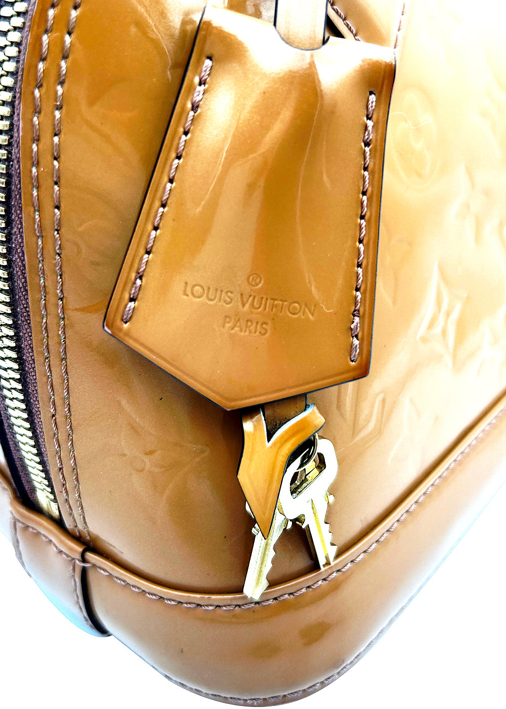 Louis Vuitton Monogram Vernis Alma BB Brown