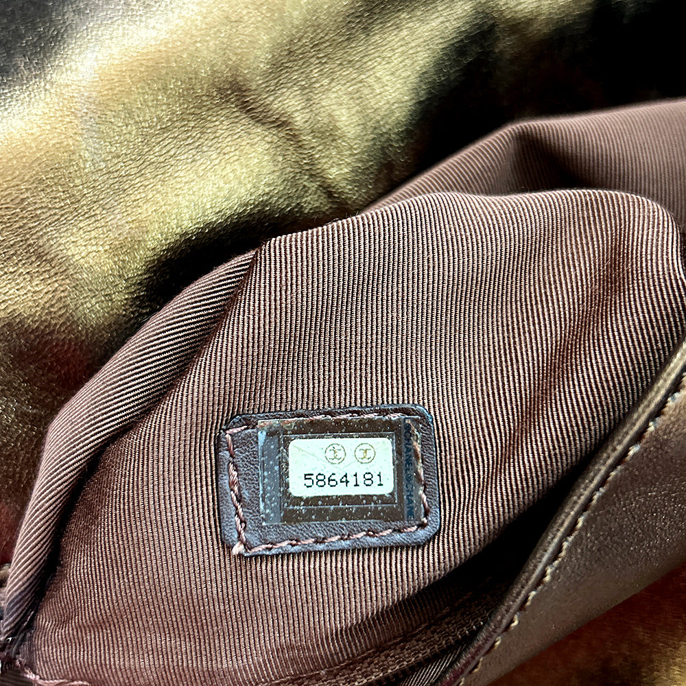 Chanel Logo Flap Messenger Bag